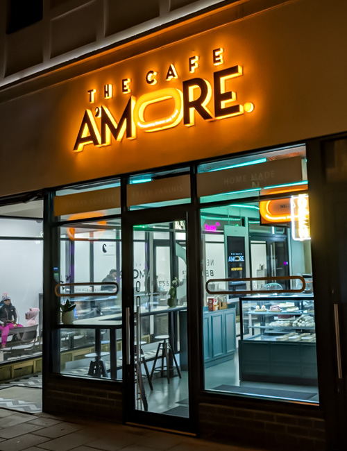 The Cafe Amore at 35 Westgate, PE1 1PZ